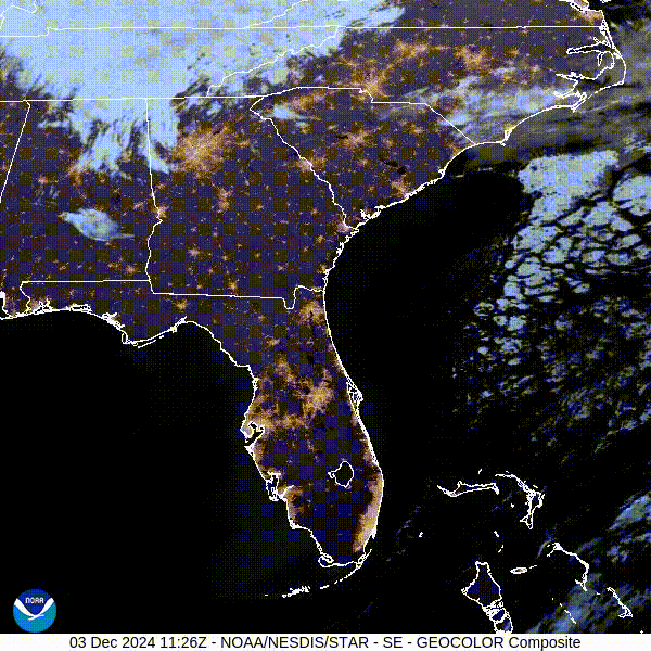 South-eastern US Satellite Image